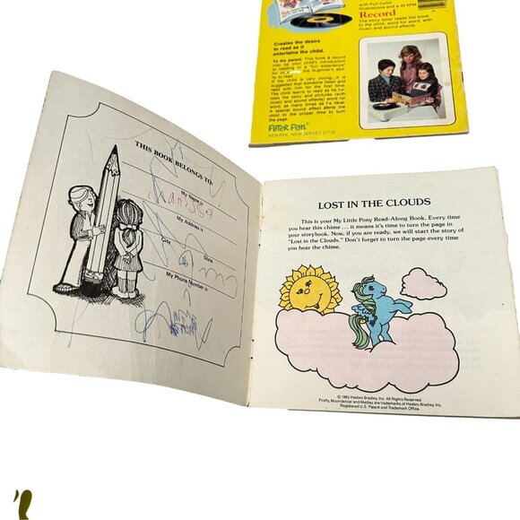 Peter Pan Records Book Set Lot 5 Read and Hear Pony Puff Pigs Pied Piper Vintage - Picture 10 of 16